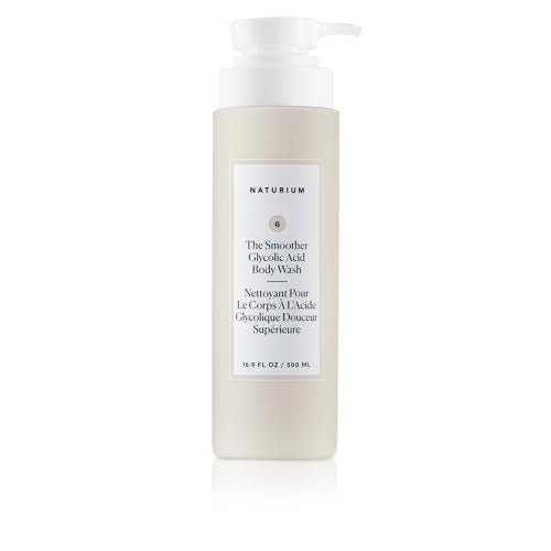 Naturium The Smoother Glycolic Acid Exfoliating Body Wash, Soft & Smoothing Cleanser | 16.9 FL OZ / 500 ML - New