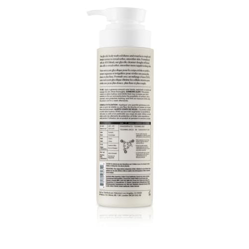 Naturium The Smoother Glycolic Acid Exfoliating Body Wash, Soft & Smoothing Cleanser | 16.9 FL OZ / 500 ML - New