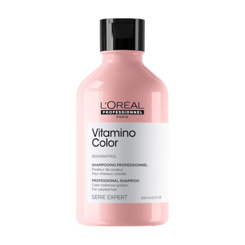 L'Or'eal Professionnel Vitamino Color Shampoo 300ml, Colour Protection and Shinier Stronger Hair, For Coloured Hair - New