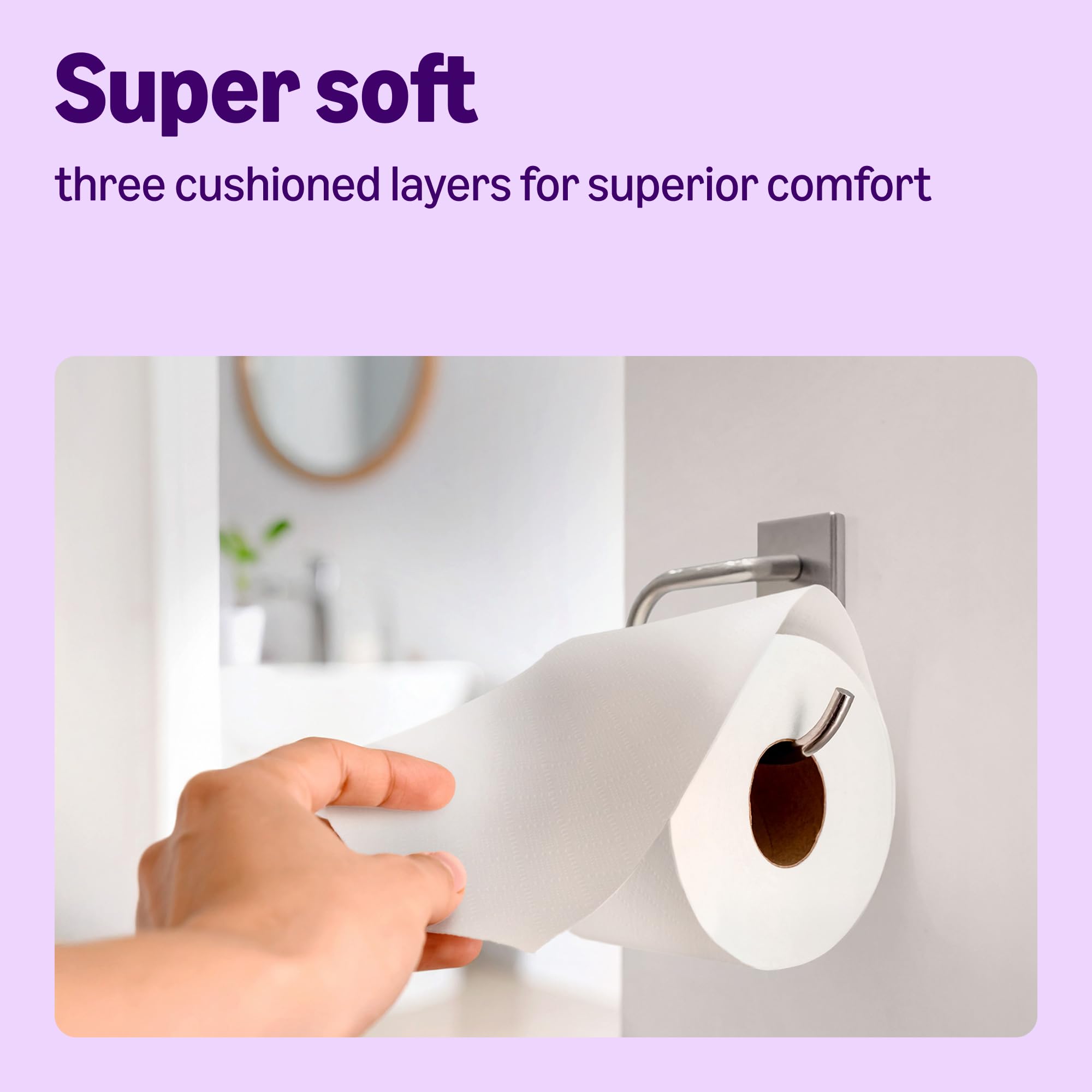 Amazon Super Soft Toilet Tissue - 3-Ply - 45 Rolls - 200 Sheets - FSC Certified Toilet Paper - Damaged Box