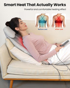 COMFIER Shiatsu Back Massage with Heat, 2D/3D Shiatu Massage Seat Cushion - Very Good