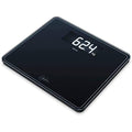 Beurer GS410 Signature Line Glass Bathroom Scale - Black - XXL Display - 200kg Capacity - Safety Glass Weighing Scale - Very Good
