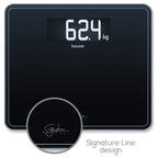 Beurer GS410 Signature Line Glass Bathroom Scale - Black - XXL Display - 200kg Capacity - Safety Glass Weighing Scale - Very Good