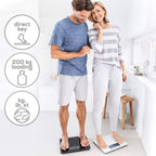 Beurer GS410 Signature Line Glass Bathroom Scale - Black - XXL Display - 200kg Capacity - Safety Glass Weighing Scale - Very Good