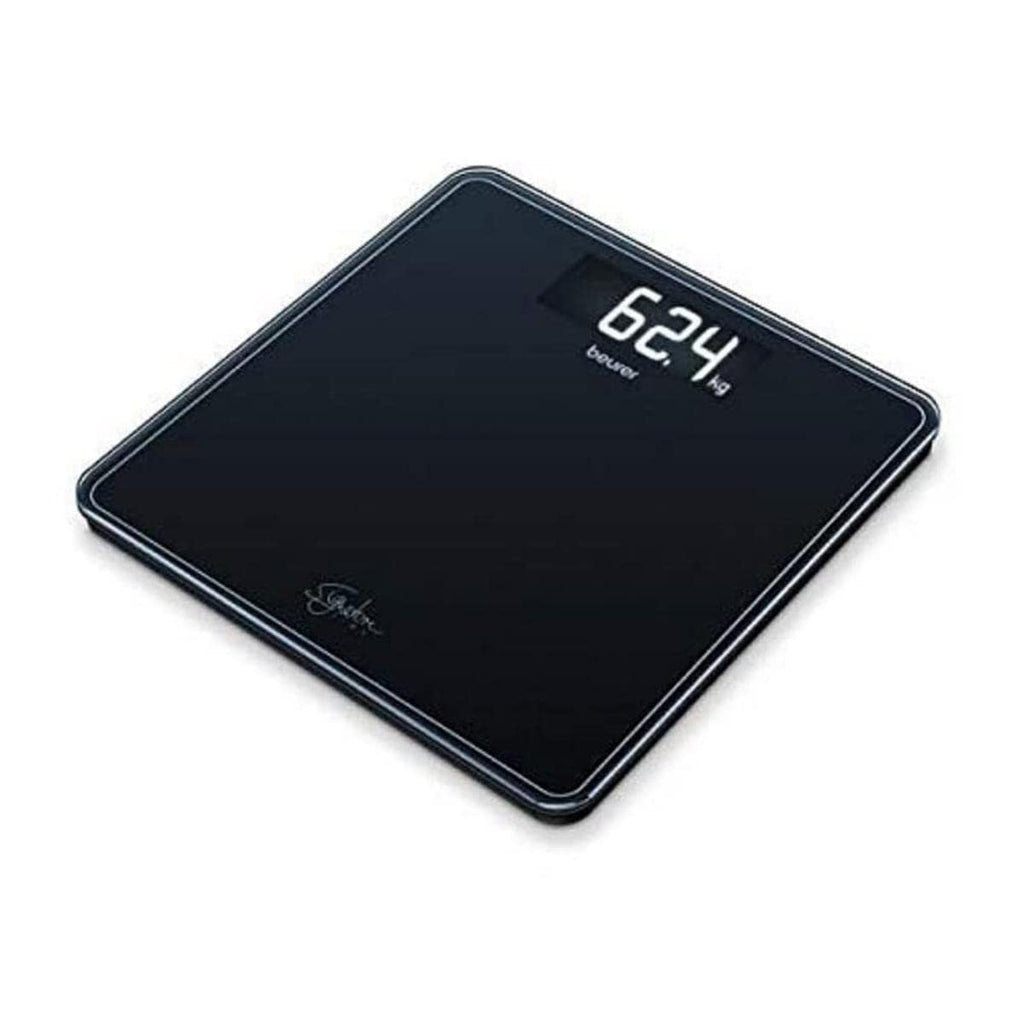 Beurer GS410 Signature Line Glass Bathroom Scale - Black - XXL Display - 200kg Capacity - Safety Glass Weighing Scale - Very Good