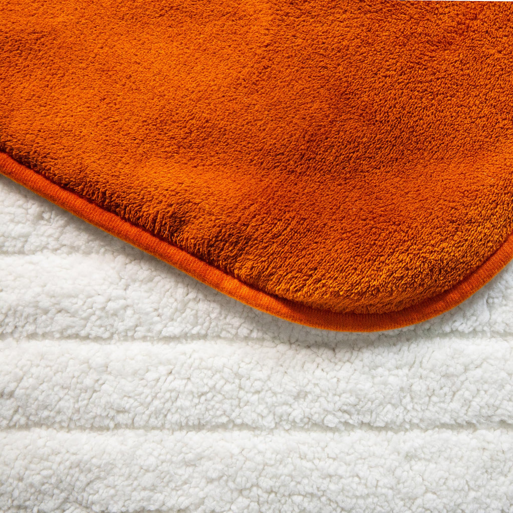 Russell Hobbs Electric Heated Throw Blanket - Orange Sherpa Microfleece 130x180cm, Digital Remote, 9 Heat Settings, Auto Shutoff RHHT1003OR - Damaged Box