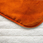 Russell Hobbs Electric Heated Throw Blanket - Orange Sherpa Microfleece 130x180cm, Digital Remote, 9 Heat Settings, Auto Shutoff RHHT1003OR - Damaged Box