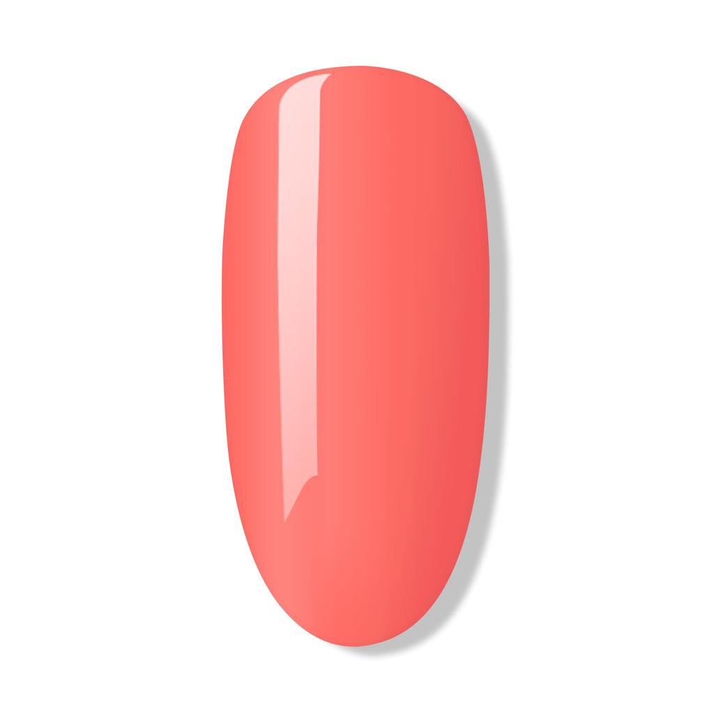 Bluesky Gel Nail Polish 10ml, Summer Coral BSH019 - Peach Coral UV LED Gel Nail Varnish, Chip-Free 21 Day Manicure, Professional Salon & Home Use, Easy Soak Off, Vegan & Cruelty Free - Damaged Box