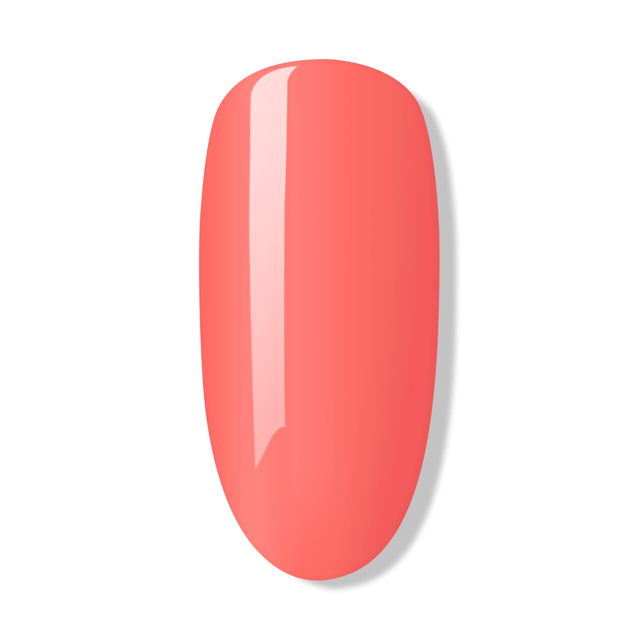 Bluesky Gel Nail Polish 10ml, Summer Coral BSH019 - Peach Coral UV LED Gel Nail Varnish, Chip-Free 21 Day Manicure, Professional Salon & Home Use, Easy Soak Off, Vegan & Cruelty Free - Damaged Box