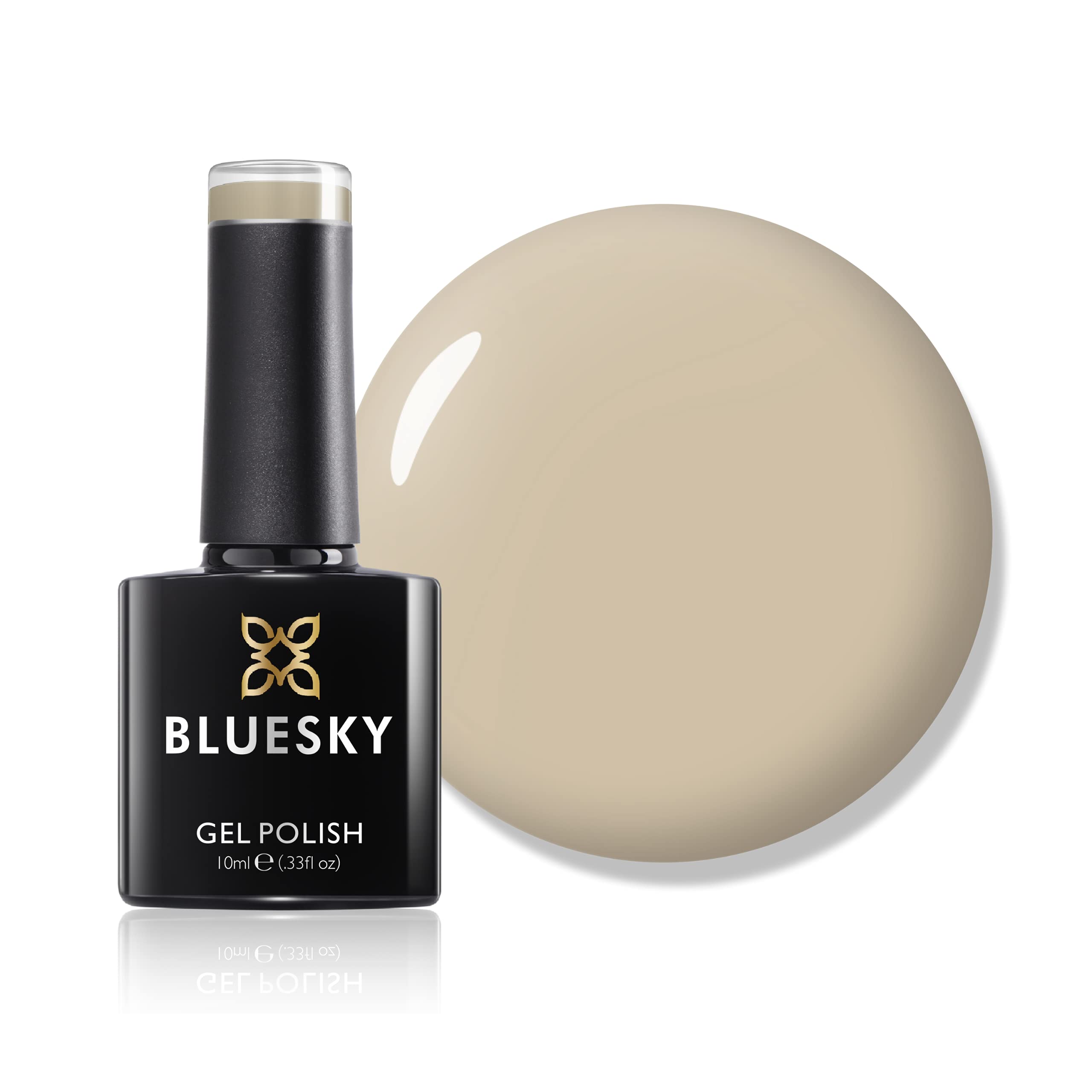 Bluesky Gel Nail Polish 10ml, Summer Coral BSH019 - Peach Coral UV LED Gel Nail Varnish, Chip-Free 21 Day Manicure, Professional Salon & Home Use, Easy Soak Off, Vegan & Cruelty Free - Damaged Box