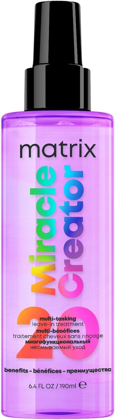 Matrix, Miracle Creator 20-in-1 Leave-In Spray, Heat Protection 190ml - New