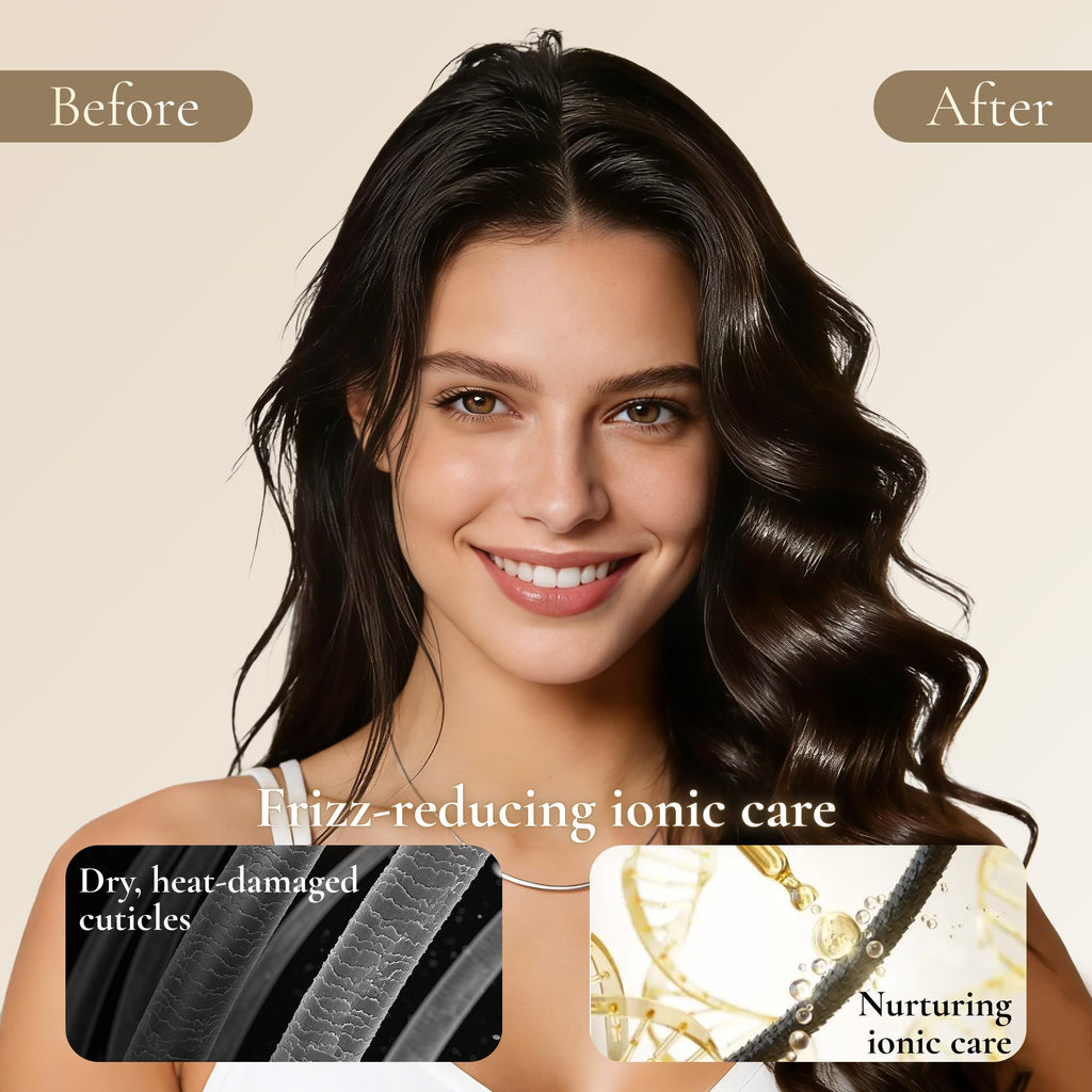 BarberBoss All-in-One Hot Air Styler, Professional Fast Drying Hair Dryer, Anti Frizz, Negative Ionic Technology Air Styler, Volumiser and Curler, Straightener, High Speed Hair Styling Tool, QR-8820 - New