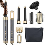 BarberBoss All-in-One Hot Air Styler, Professional Fast Drying Hair Dryer, Anti Frizz, Negative Ionic Technology Air Styler, Volumiser and Curler, Straightener, High Speed Hair Styling Tool, QR-8820 - New