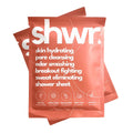 Shower Sheet Body Wipes - Individually Wrapped, Extra Large 12"x12", 10 Pack - Gym Bag, Travel, Camping, No Rinse Wash Cloths - Damaged Box