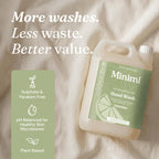 Miniml Hand Wash Liquid 5L Refill - Lime Basil Mandarin - Vegan Cruelty-Free Hand Skin Body Wash Gel Sensitive Skin Bulk Eco Pack - Damaged Box