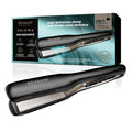 REVAMP Enigma Tri-Care Infrared Ionic Wide Hair Straightener - Extra-Wide Plate Straighteners for Kind, One Stroke Styling, Curved Design for Waves, Curls - Professional Ceramic Hair Straightener - Damaged Box