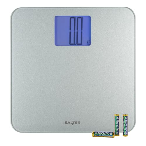Salter Max Digital Bathroom Scale - 250kg Capacity - Supersize LCD Display - Body Weight Monitor - Damaged Box