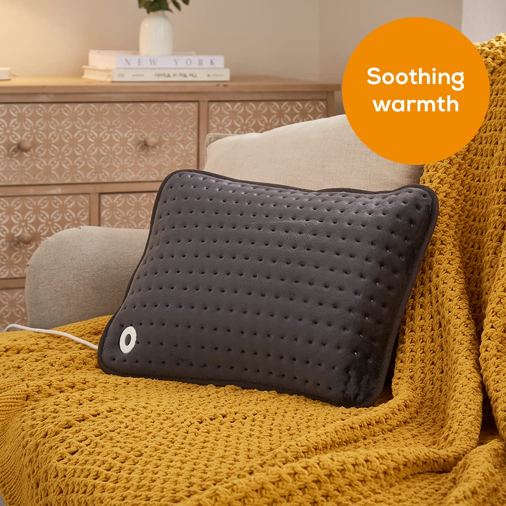 Beurer HK 48 Cosy Sofa Heating Pad - Rapid Heat, 3 Settings, Auto Shut-Off, Reversible Cushion - 40x30cm - 1 Pack - Damaged Box