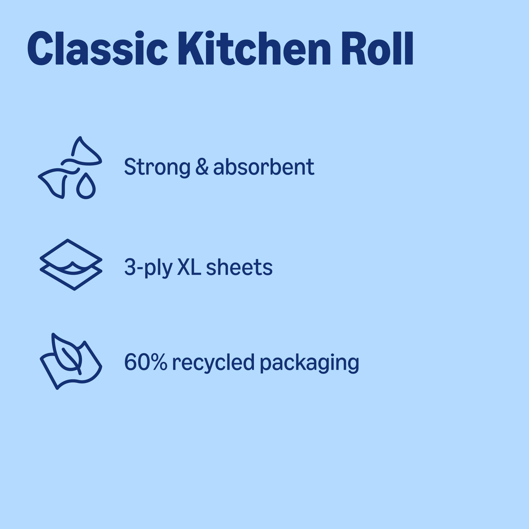by Amazon Super Absorbent Kitchen Towel 3-Ply - 12 Rolls (4x3) - 80 Sheets Per Roll - FSC Certified Paper Towels - Damaged Box