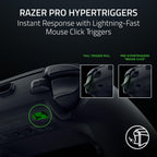 Razer Raiju V3 Pro - Wireless e-sports controller for PlayStation 5 & PC - 4 removable buttons & 2 claw grip bumpers - TMR analogue sticks - Pro HyperTrigger - Mecha-Tactile buttons | Black - Like New