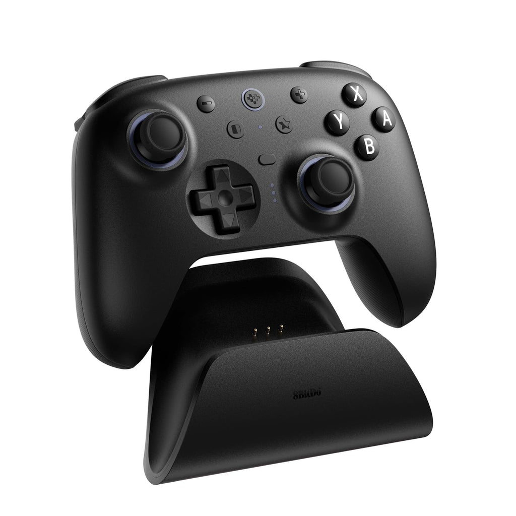 8Bitdo Ultimate 2 Bluetooth Controller for Switch, Switch 2 & Windows PC, Switch Pro Controller with TMR Joysticks, Switchable Hall Effect/Tactile Triggers, Vibration and Motion Control, RGB, Black - Like New