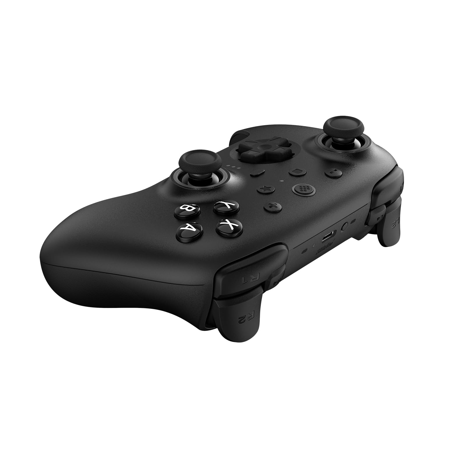 8Bitdo Ultimate 2 Bluetooth Controller for Switch, Switch 2 & Windows PC, Switch Pro Controller with TMR Joysticks, Switchable Hall Effect/Tactile Triggers, Vibration and Motion Control, RGB, Black - Like New