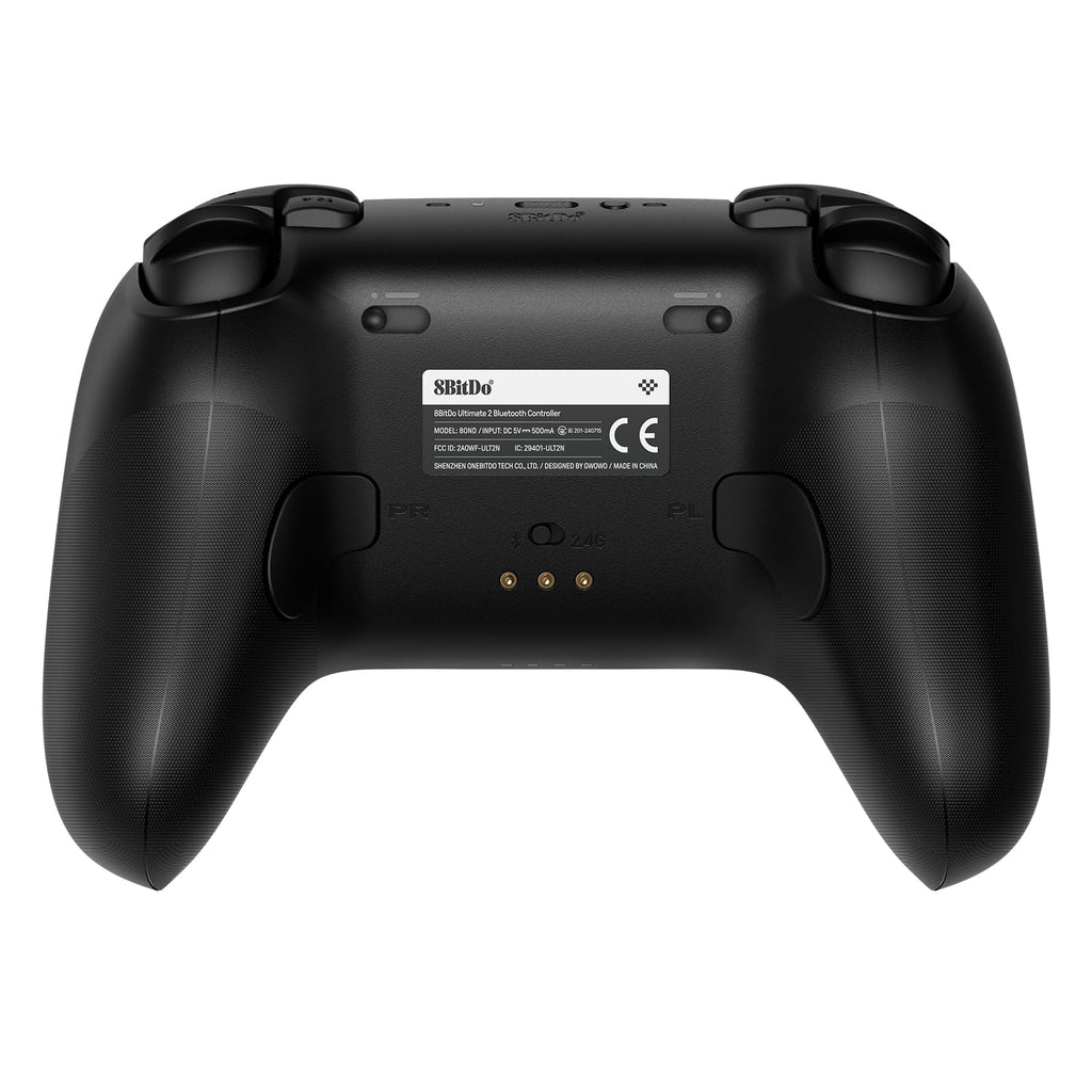 8Bitdo Ultimate 2 Bluetooth Controller for Switch, Switch 2 & Windows PC, Switch Pro Controller with TMR Joysticks, Switchable Hall Effect/Tactile Triggers, Vibration and Motion Control, RGB, Black - Like New