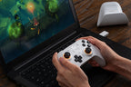 8Bitdo Ultimate 2 Bluetooth Controller for Switch, Switch 2 & Windows PC, Switch Pro Controller with TMR Joysticks, Switchable Hall Effect/Tactile Triggers, Vibration and Motion Control, RGB, Black - Like New