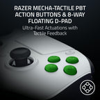 Razer Raiju V3 Pro - Wireless e-sports controller for PlayStation 5 & PC - 4 removable buttons & 2 claw grip bumpers - TMR analogue sticks - Pro HyperTrigger - Mecha-Tactile buttons | White - Like New
