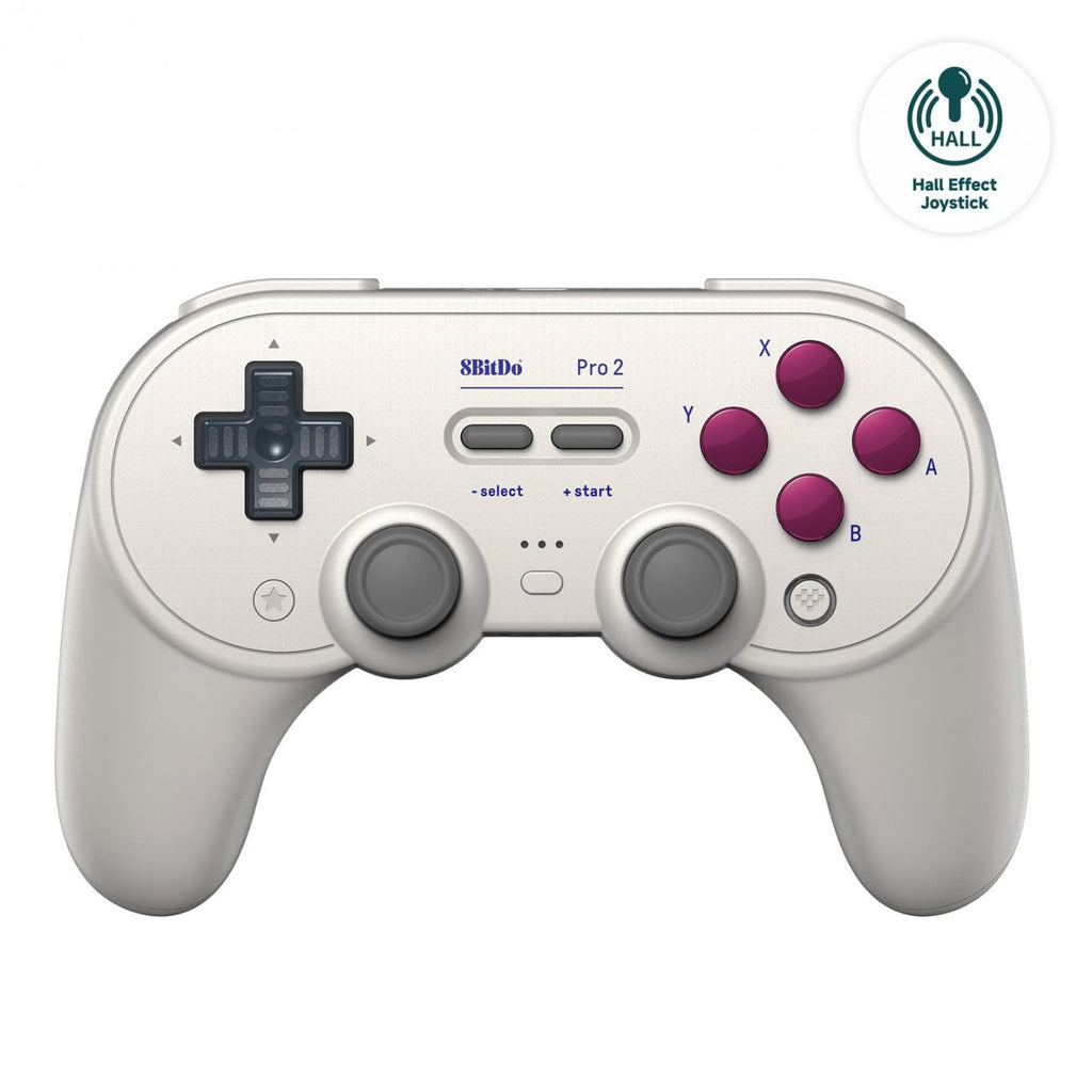 8Bitdo Pro 2 Bluetooth Controller for Switch, Switch 2, Hall Effect Joystick Update, Wireless Gaming Controller for Switch, PC, Android, and Steam Deck & Apple (G Classic Edition) - Like New