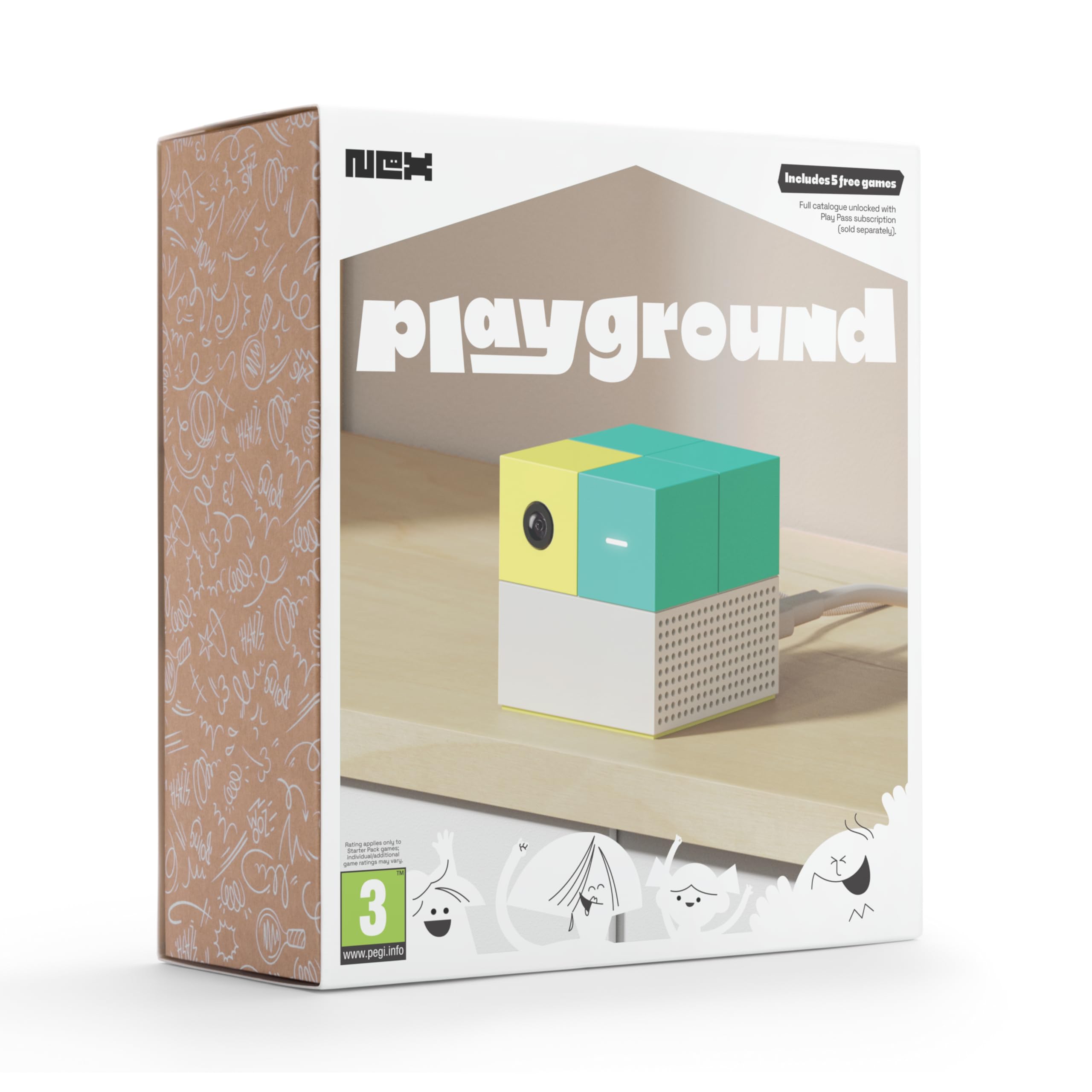 Nex Playground - The Active Play System for Kids and Families Where Indoor Physical Activity Meets Interactive Family Fun and Is Great for Gaming Nights, Parties and Playdates - Like New