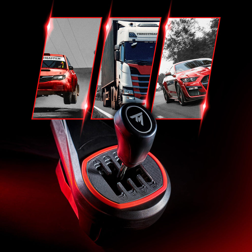 Thrustmaster TH8S Shifter Add-On for PS5, PS4, Xbox Series X|S, One, and PC - Sim Racing Gear with H-Pattern Shifter Plate, Compatible with Racing Wheels and Driving Simulator Sets - Like New