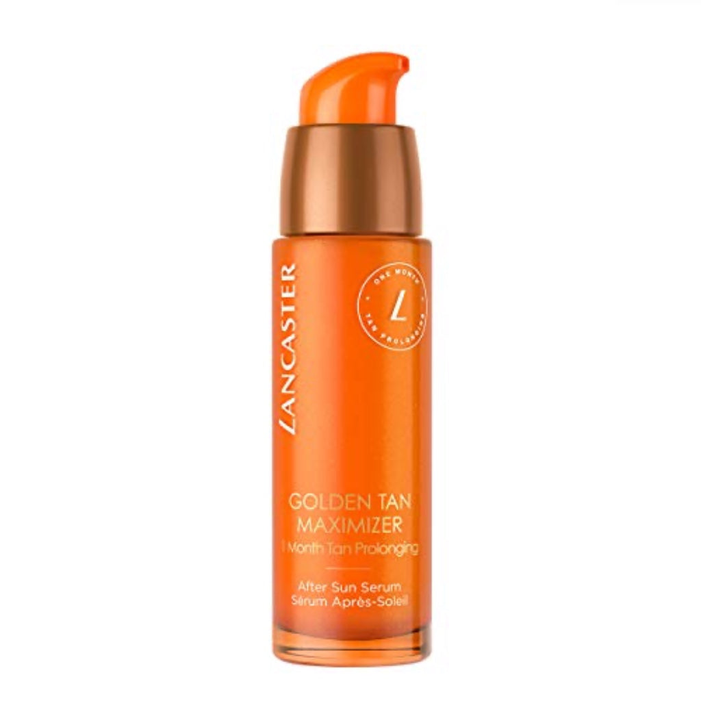 Lancaster Golden Tan Maximizer After Sun Face Serum 30ml, One Month Tan Prolonging, Natural Tan Accelerator, Soothes and Calms Sun-Exposed Skin, Softens Skin with Velvety Finish - Damaged Box
