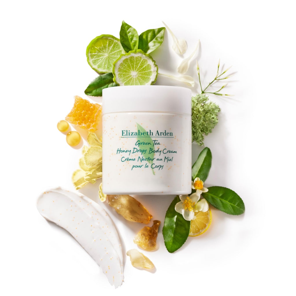 Elizabeth Arden Green Tea Honey Drops Body Cream - Moisturising Lotion - 250ml Jar - Hydrating Skincare for Women - New