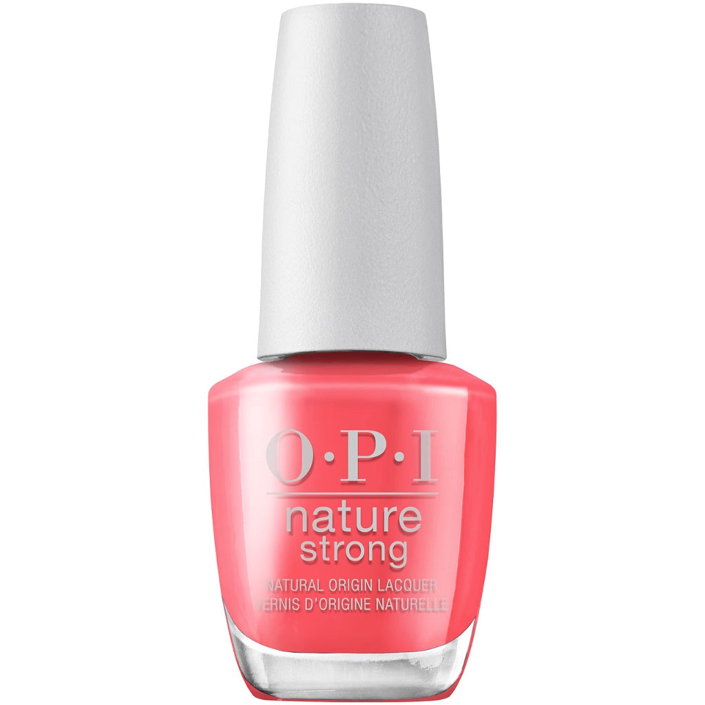 OPI Nature Strong Nail Polish Quick Dry Vegan Nail Varnish with Long-Lasting Results, Made with Natural Ingredients, Once and Floral 15ml - New
