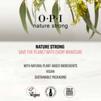 OPI Nature Strong Nail Polish Quick Dry Vegan Nail Varnish with Long-Lasting Results, Made with Natural Ingredients, Once and Floral 15ml - New