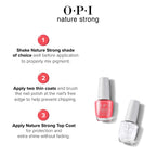 OPI Nature Strong Nail Polish Quick Dry Vegan Nail Varnish with Long-Lasting Results, Made with Natural Ingredients, Once and Floral 15ml - New