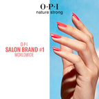 OPI Nature Strong Nail Polish Quick Dry Vegan Nail Varnish with Long-Lasting Results, Made with Natural Ingredients, Once and Floral 15ml - New