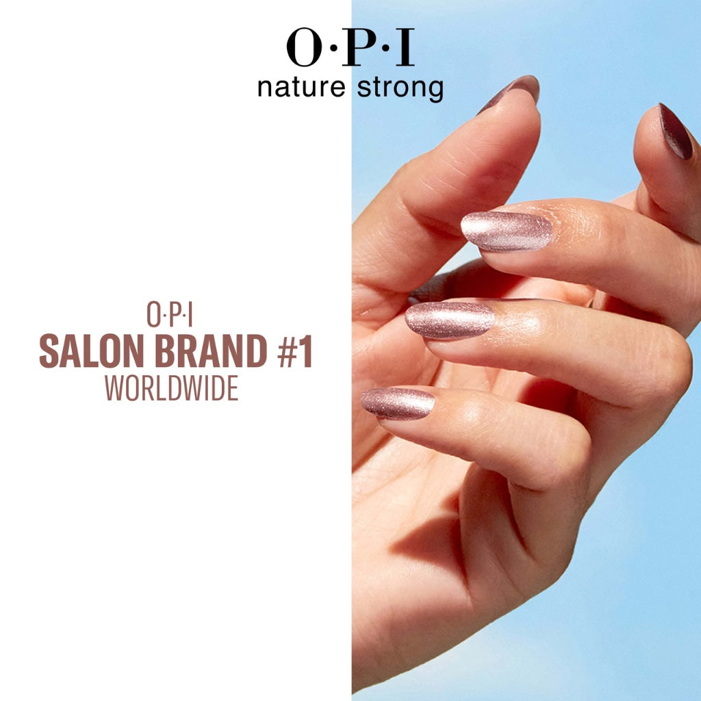 OPI Nature Strong Natural Vegan Nail Polish, Intentions Are Rose Gold, 15ml, 99350087072 - New