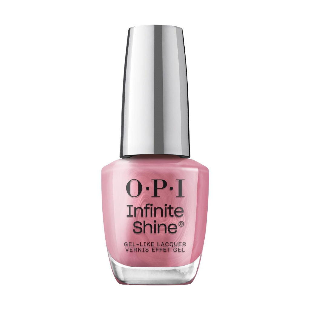 OPI Infinite Shine Nail Polish - It's a Girl - Gel Like & Long Lasting Baby Pink Nail Polish - with Pre-Cured Gel Technology & OPI Pro-Wide Brush (15ml) - New