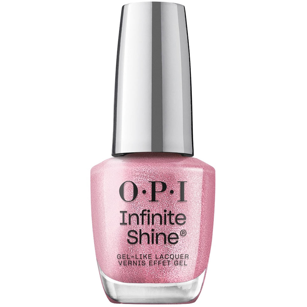 OPI Infinite Shine Nail Polish - It's a Girl - Gel Like & Long Lasting Baby Pink Nail Polish - with Pre-Cured Gel Technology & OPI Pro-Wide Brush (15ml) - New