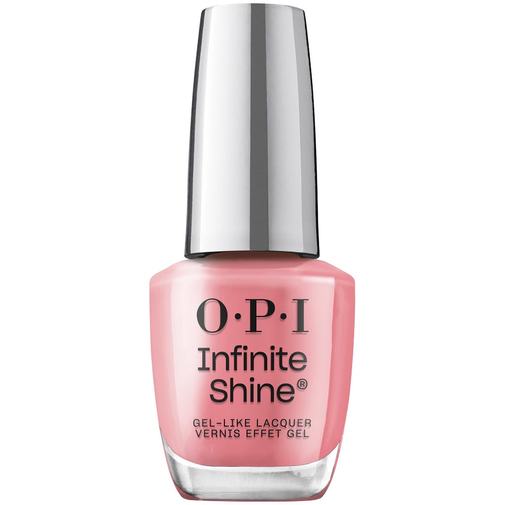 OPI Infinite Shine Nail Polish - It's a Girl - Gel Like & Long Lasting Baby Pink Nail Polish - with Pre-Cured Gel Technology & OPI Pro-Wide Brush (15ml) - New