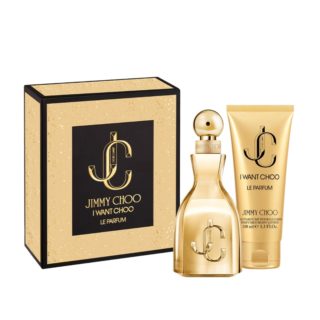Jimmy Choo I Want Choo Gift Set Le Parfum 60 ml, Body Lotion 100 ml - Damaged Box