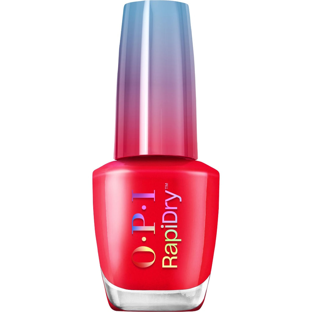 OPI RapiDryTM Quick-Dry Lacquer - Bright Back at It Purple Nail Polish - Vegan, Fast Drying & Smudge-proof in 60 Seconds (9ml) - Damaged Box