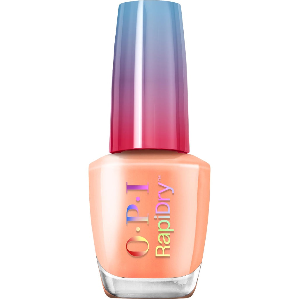 OPI RapiDryTM Quick-Dry Lacquer - Bright Back at It Purple Nail Polish - Vegan, Fast Drying & Smudge-proof in 60 Seconds (9ml) - Damaged Box