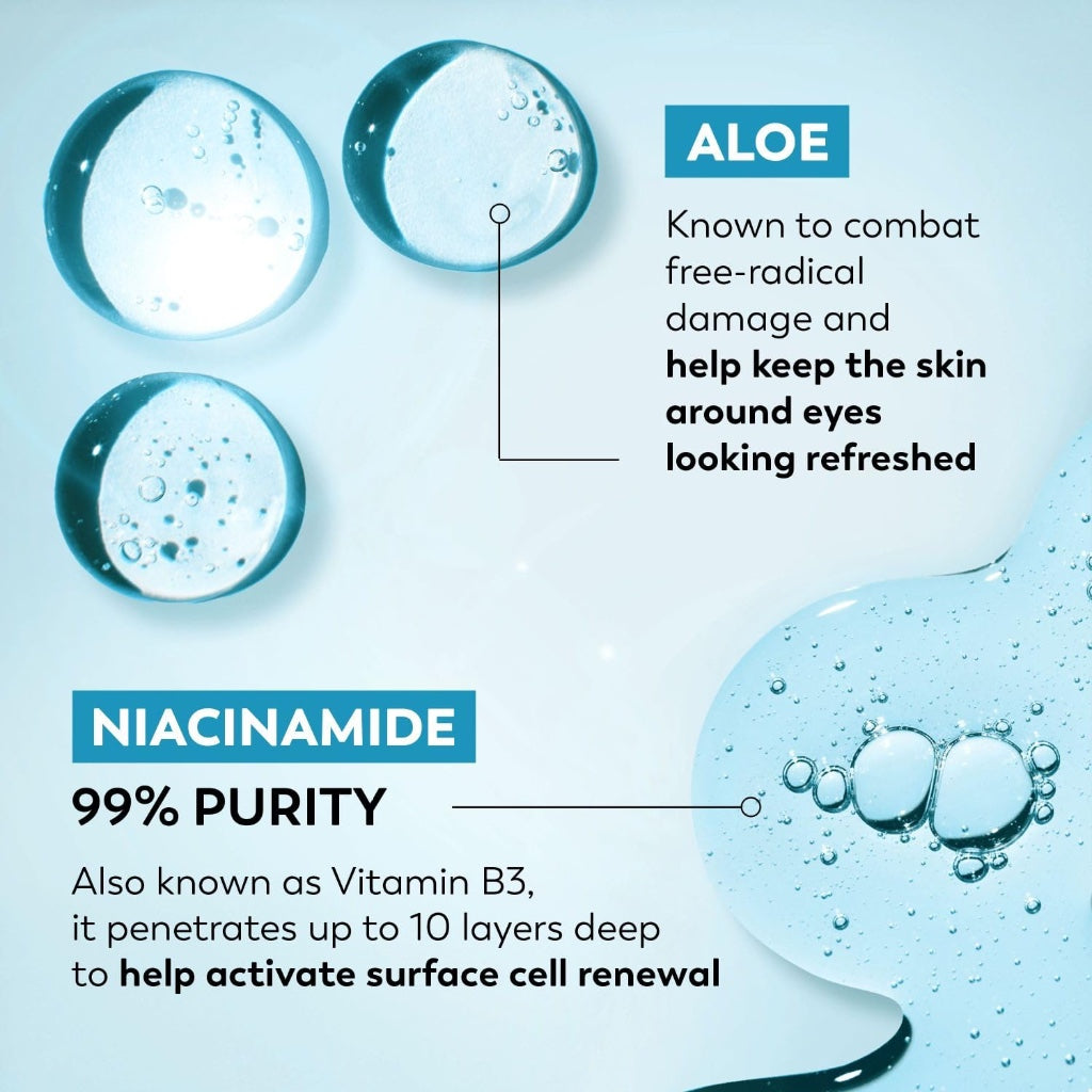 Olay Hydrating Eye Gel with Niacinamide & Cooling Aloe, 15ml - Damaged Box