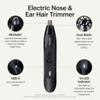 MANSCAPED(R) Weed Whacker(R) 2.0 Electric Nose & Ear Hair Trimmer - 7,000 RPM Precision Tool with Rechargeable Battery, Wet/Dry, Easy to Clean, Improved Stainless Steel Replaceable Blade - New