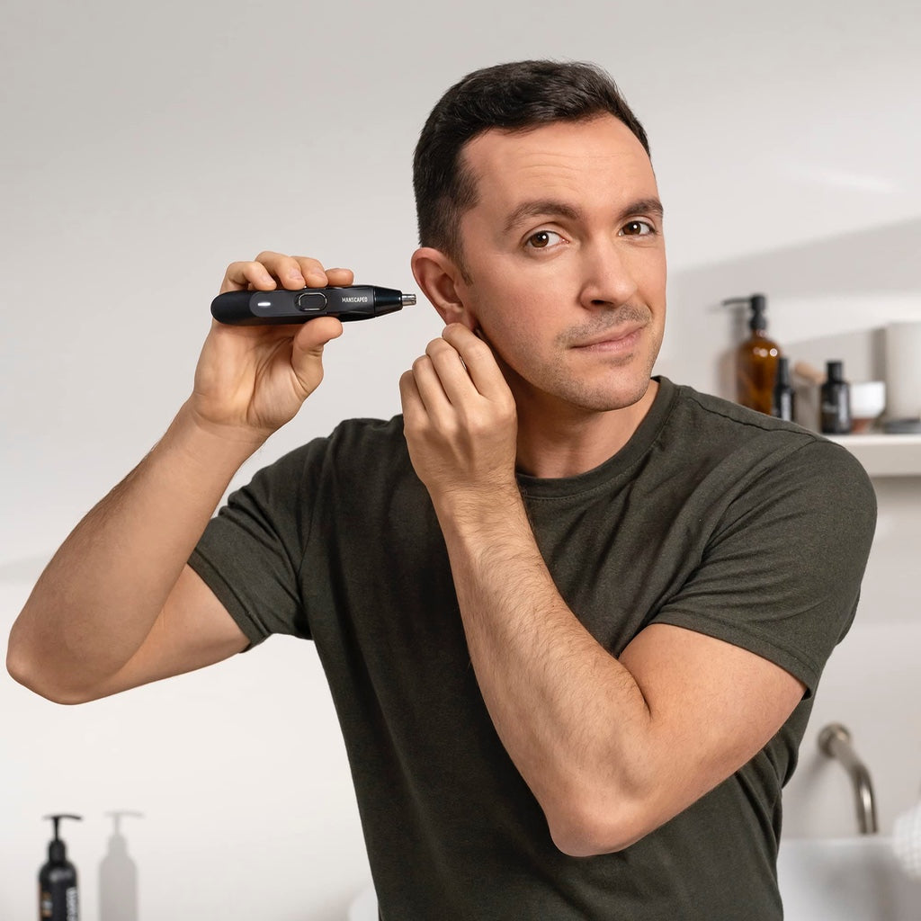 MANSCAPED(R) Weed Whacker(R) 2.0 Electric Nose & Ear Hair Trimmer - 7,000 RPM Precision Tool with Rechargeable Battery, Wet/Dry, Easy to Clean, Improved Stainless Steel Replaceable Blade - New
