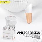 Zuvo Makeup Organiser with 2 Large Drawers, Skincare and Cosmetic Storage - New