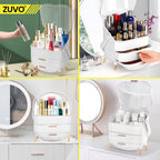 Zuvo Makeup Organiser with 2 Large Drawers, Skincare and Cosmetic Storage - New